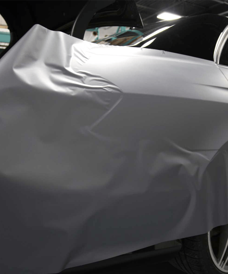 Mat bilindpakningsfolie 152cm i bredde