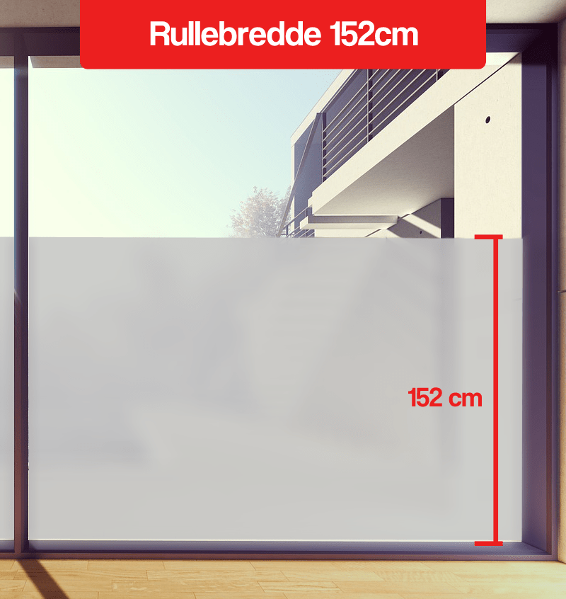 Sandblæst Folie rullebredde 152cm