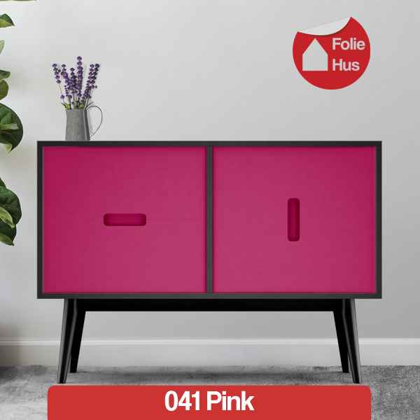 041 Pink folie til skabslåger