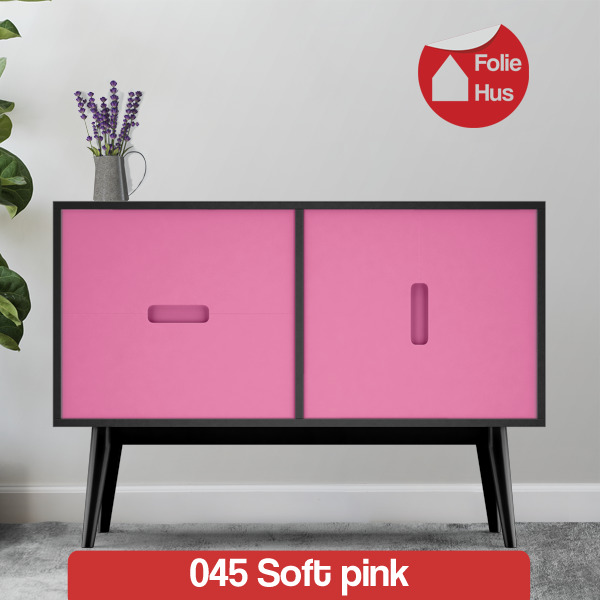 045 Soft pink folie til skabslåger