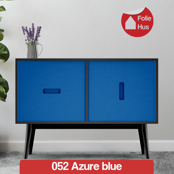 052 Azure blue folie til skabslåger