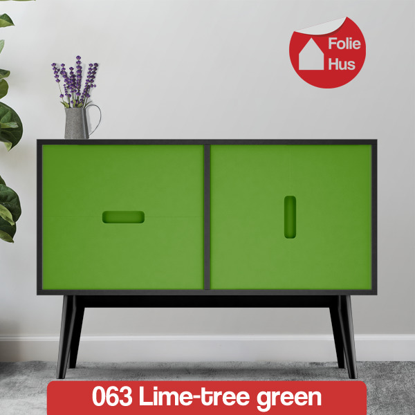 063 Lime tree green folie til skabslåger