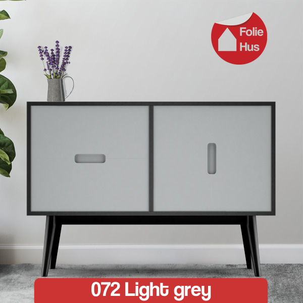 072 Light grey folie til skabslåger