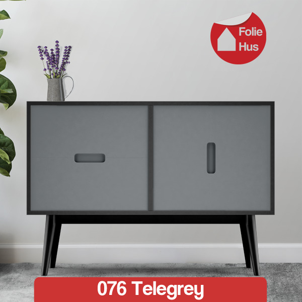 076 Telegrey folie til skabslåger