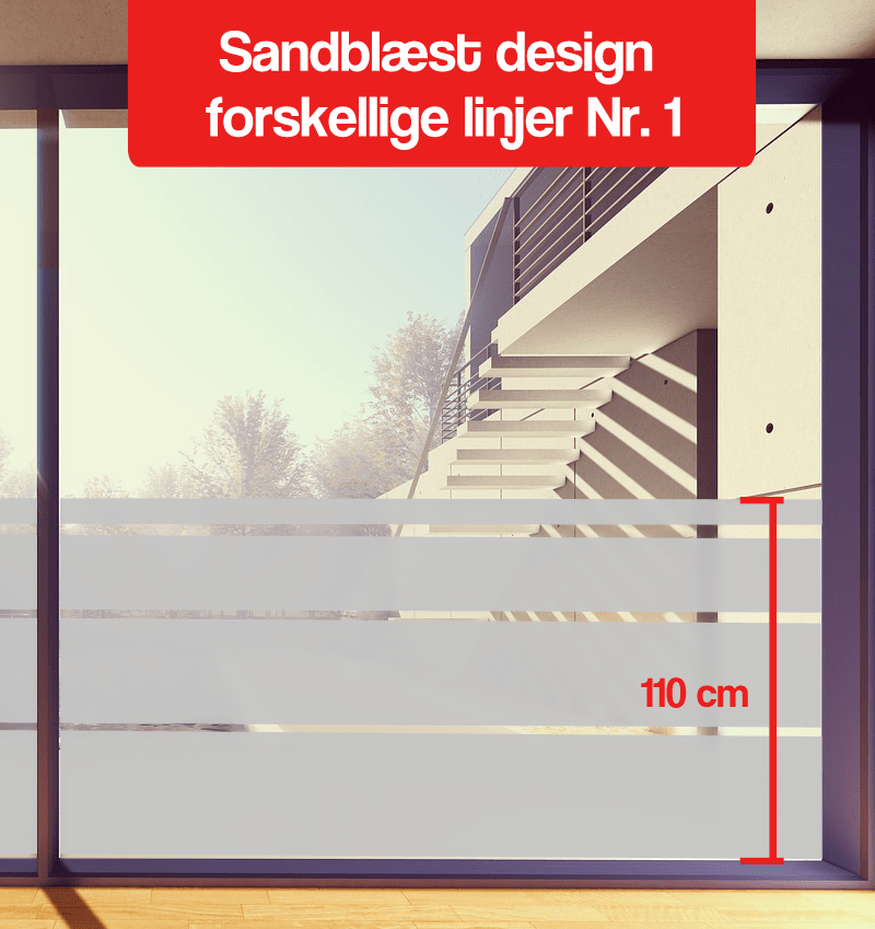 matteret design forskellige linjer Nr-1 110cm