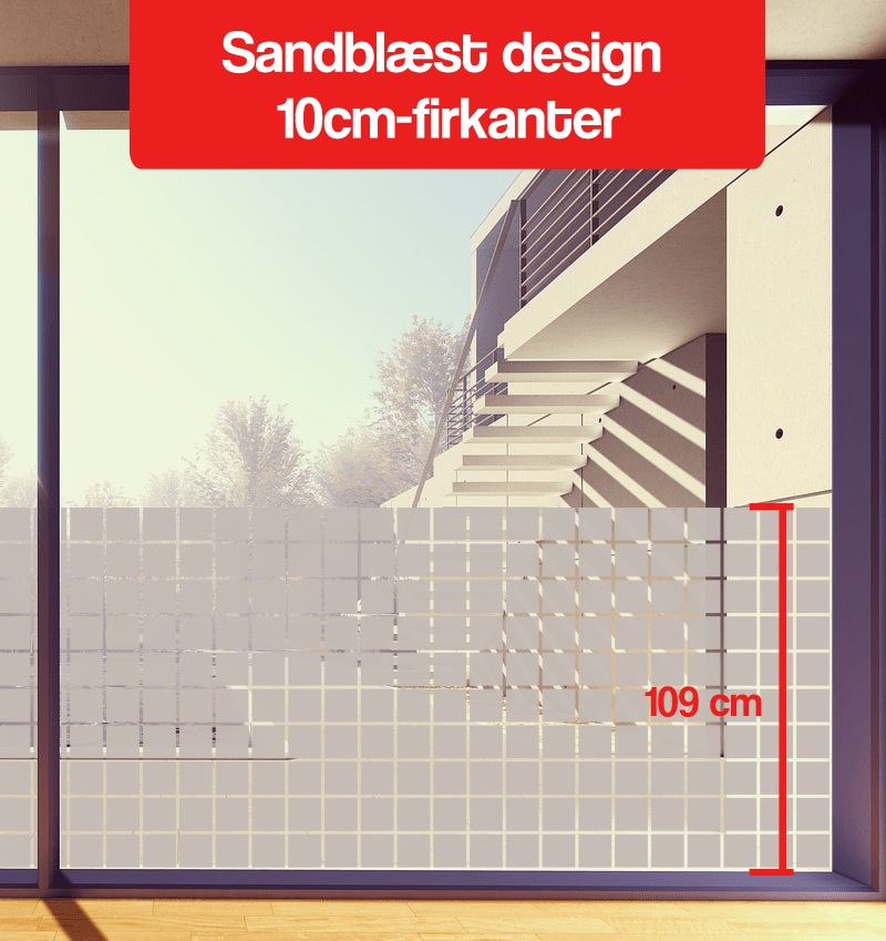 frosted design 10 cm firkanter